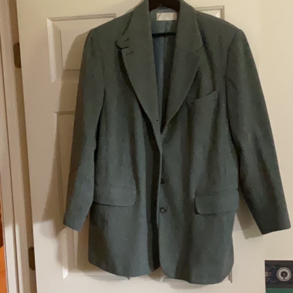 Gray Herringbone Jacket - image 1